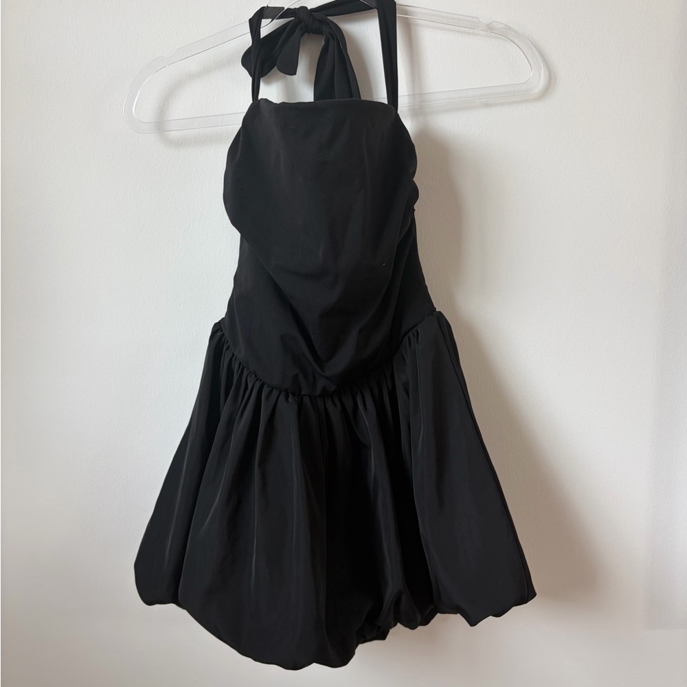 Garage Black Halter Dress